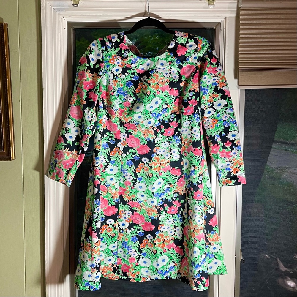 60s/70s vintage handmade floral dress